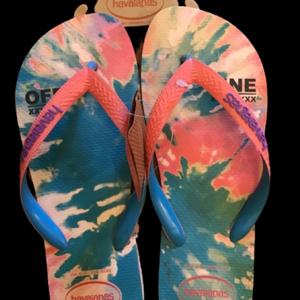 Havaianas NWT splash Flip Flops 9 / 10 Ballet Rose Eur 41/42